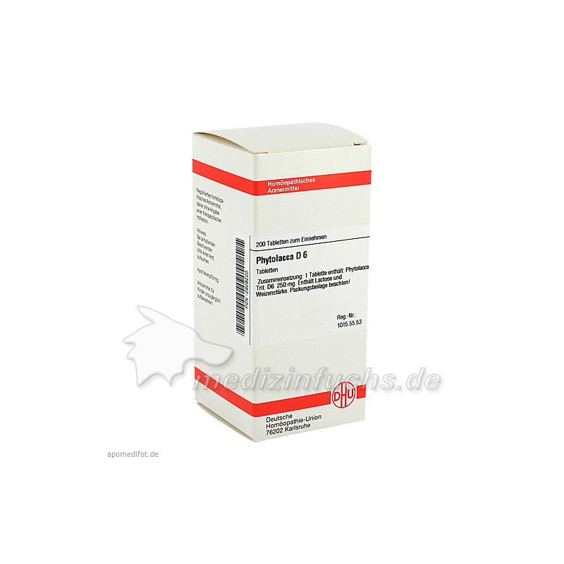 PHYTOLACCA D 6, 200 ST – PZN 2929220