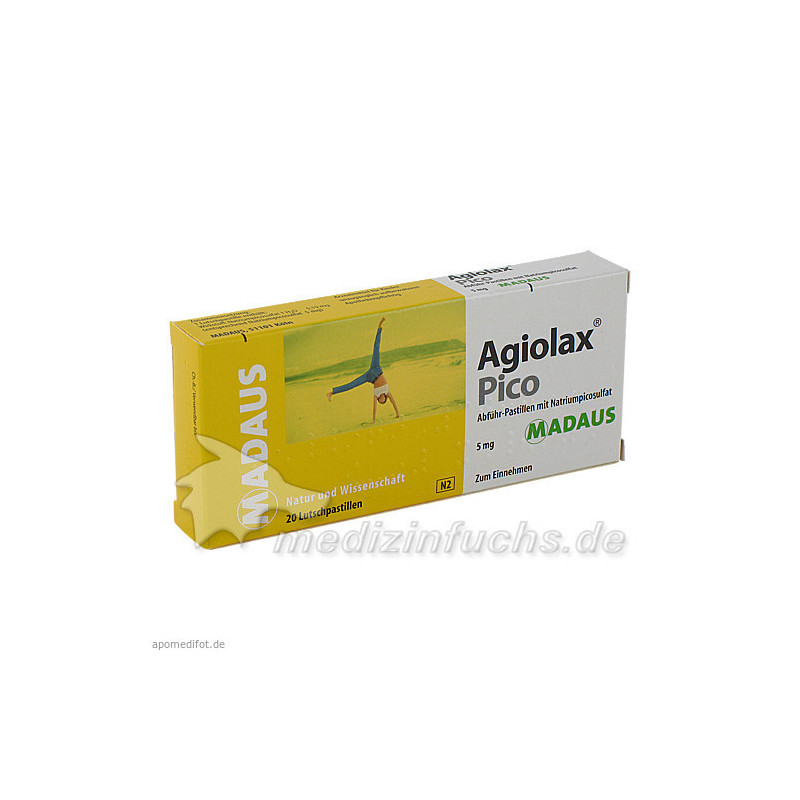 AGIOLAX PICO ABFUEHR PASTILLEN, 20 ST – PZN 4791889