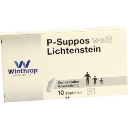 P SUPPOS WEISS, 10 ST – PZN 3938155