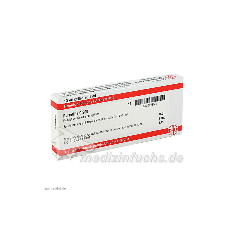 PULSATILLA C 200 Ampullen, 10X1 ML – PZN 2828140