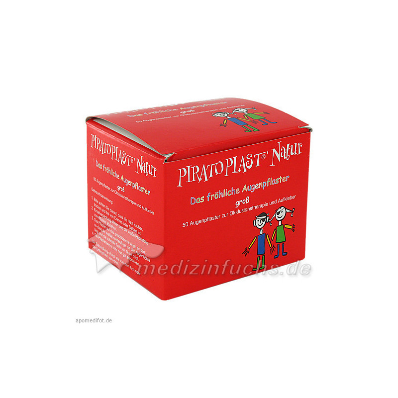 Piratoplast Natur Augenpfl gross 57x72mm, 50 ST – PZN 3048705