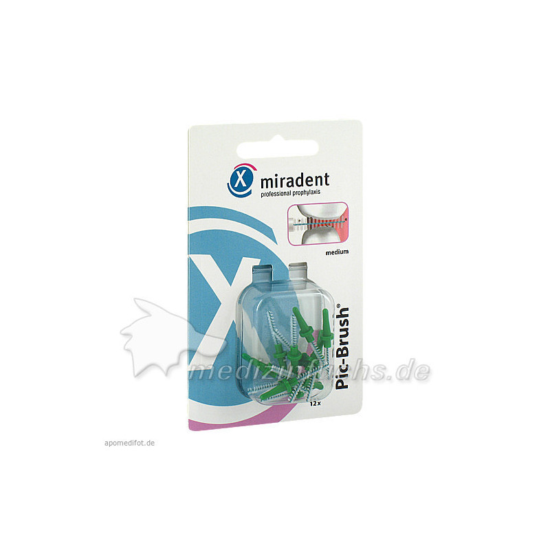Pic Brush Ersatzbuerstchen gruen 2mm, 12 ST – PZN 7391216