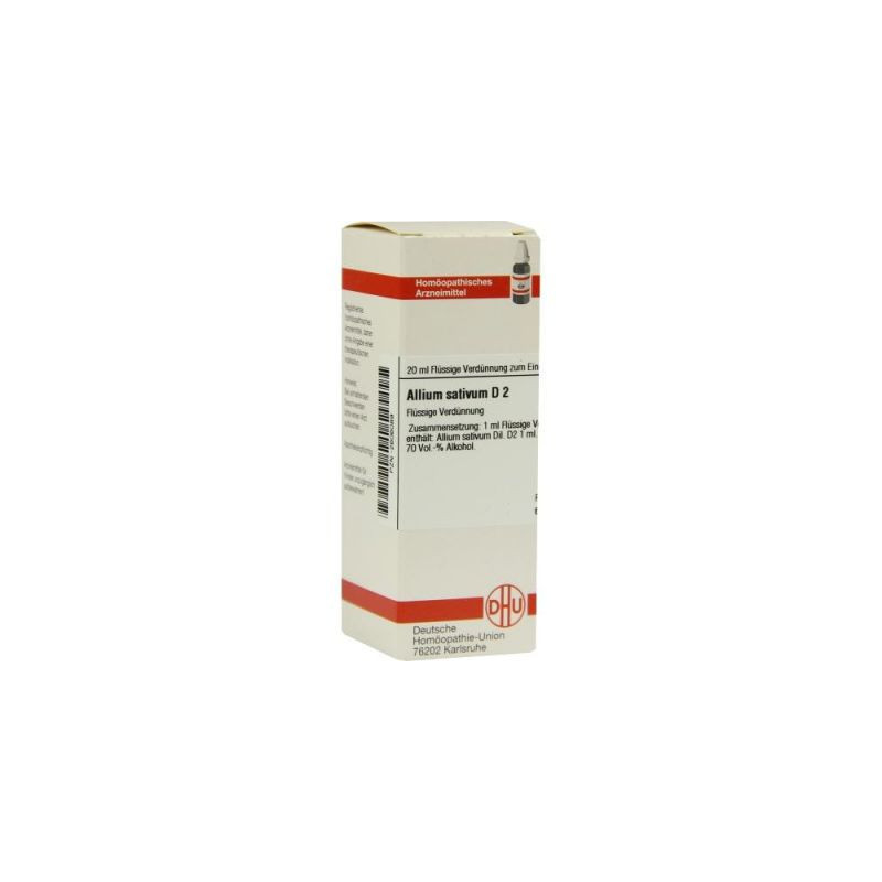 Allium Sativum D 2 Dilution (20 ml) – PZN 2606089