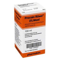 Procain Röwo 2% Maxi Injektionsflaschen (100 ml) – PZN 4494022