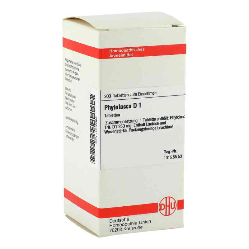 Phytolacca D 1 Tabletten (200 stk) – PZN 1310665
