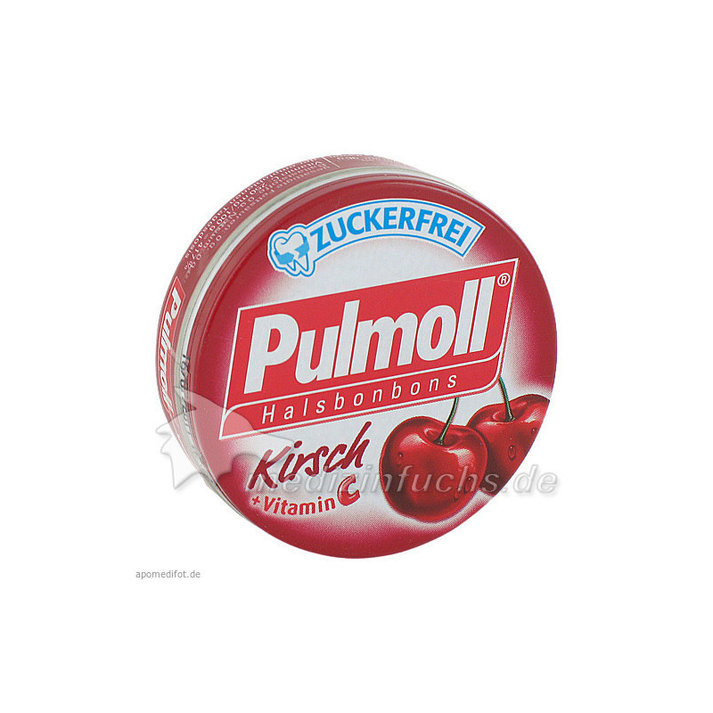 PULMOLL HUSTENBONBON WILDKIRSCHE ZUCKERFREI, 20 G – PZN 6627390