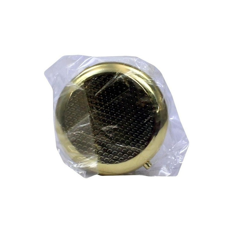 Pillendose Schmuck goldfarben rund klein, 1 ST – PZN 615693