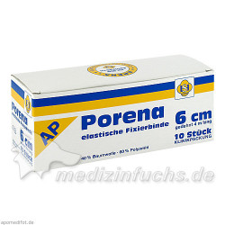 PORENA ELAST MULLBINDE 6CM, 10 ST – PZN 3289610