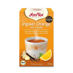 YOGI TEA Ingwer Orange+Vanille Bio Filterbeutel, 17X1.8 G – PZN 9688044