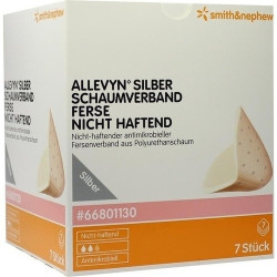 ALLEVYN Silber Schaumverband Ferse Nicht Haftend, 7 ST – PZN 9686743
