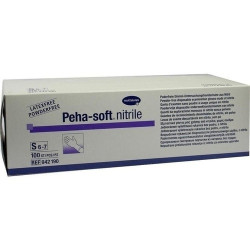 Peha-soft nitrile Untersuch.handsch. S unst.pudfr., 100 ST – PZN 3538059