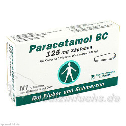 Paracetamol BC 125mg, 10 ST – PZN 4685816