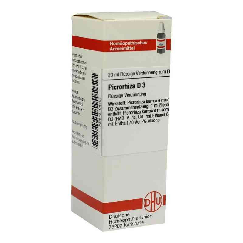 Picrorhiza D 3 Dilution (20 ml) – PZN 2104407