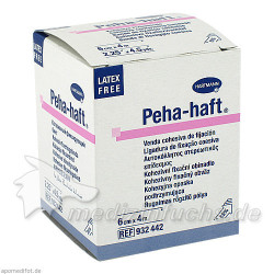 Peha-haft Latexfrei Fixierbinde 6cmx4m, 1 ST – PZN 3544462