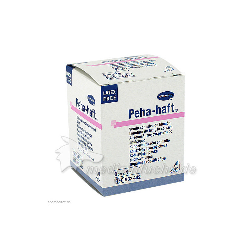 Peha-haft Latexfrei Fixierbinde 6cmx4m, 1 ST – PZN 3544462