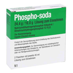 Phospho-soda 24,4 g/10,8 g Lösung zum Einnehmen (2X45 ml) – PZN 11288139