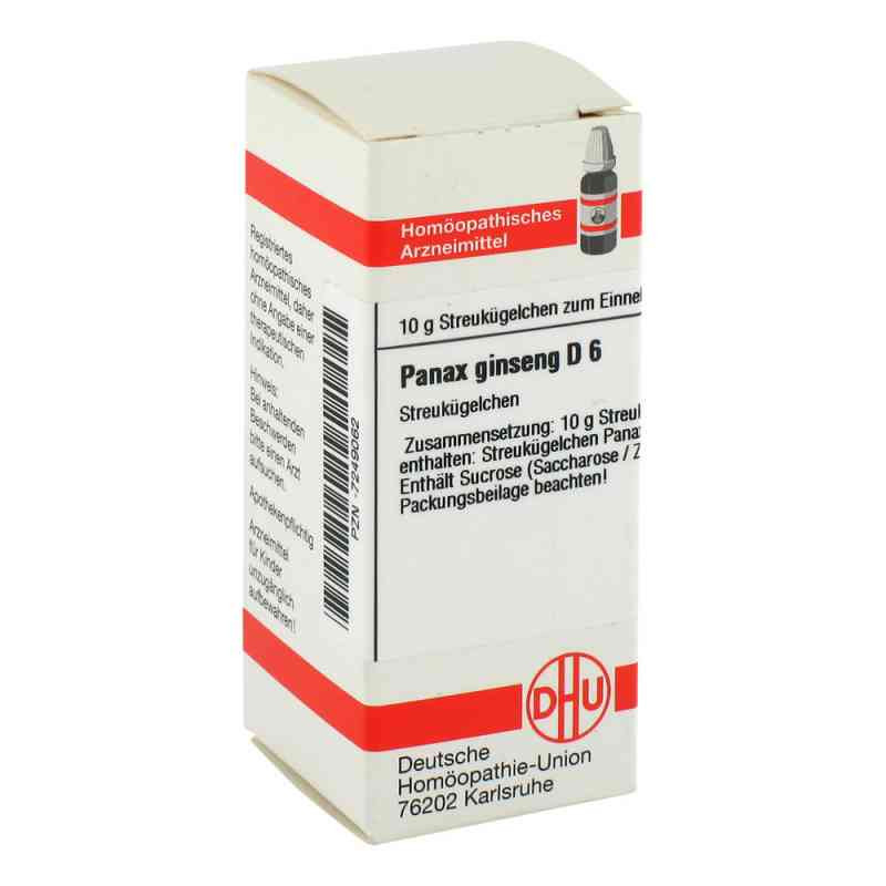 Panax Ginseng D 6 Globuli (10 g) – PZN 7249062