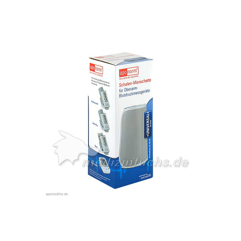 aponorm Schalenmanschette Oberarm M-L 22-46cm, 1 ST – PZN 3682566