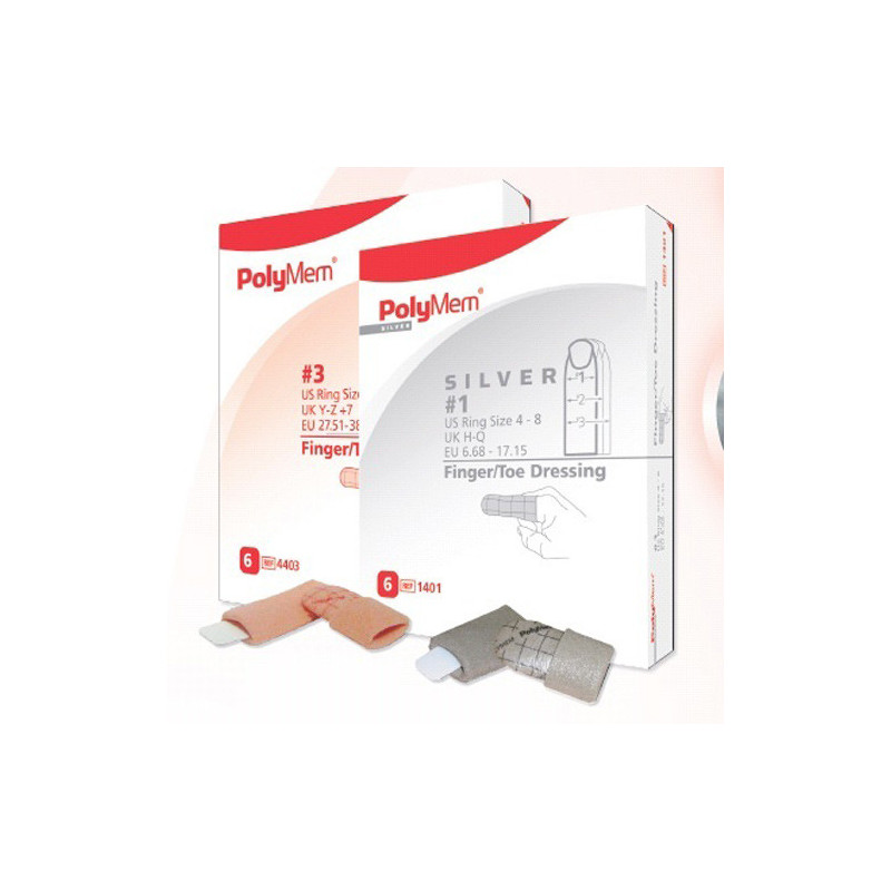 PolyMem Finger Silber Gr.3, 6 ST – PZN 9222015