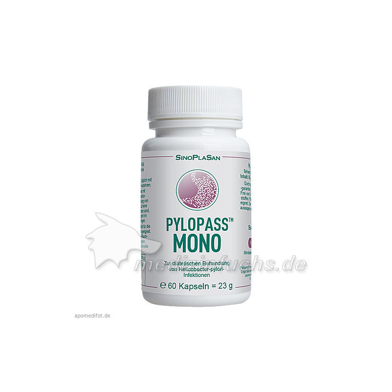 Pylopass MONO 200 mg bei Helicobacter pylori, 60 ST – PZN 13426930