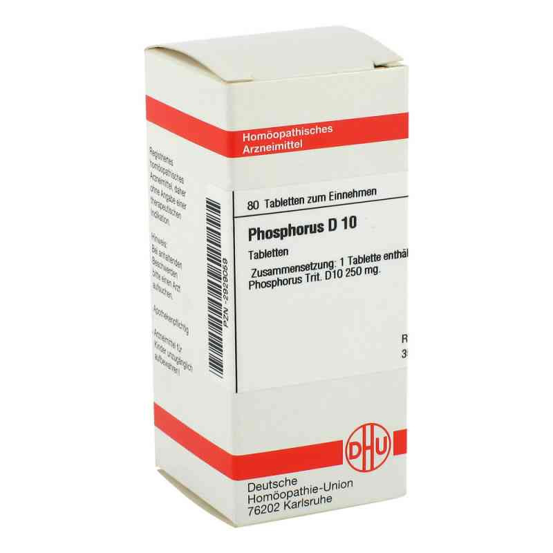 Phosphorus D 10 Tabletten (80 stk) – PZN 2929059