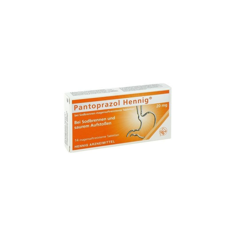 Pantoprazol Hennig bei Sodbrennen 20mg (14 stk) – PZN 8439988