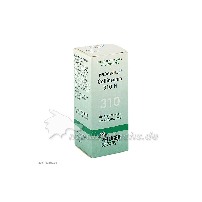 PFLUEGERPLEX Collinsonia 310 H, 100 ST – PZN 2782202
