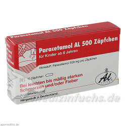 Paracetamol Al 500, 10 ST – PZN 7511904