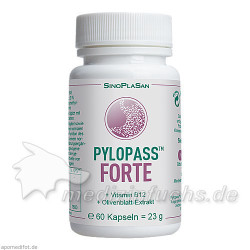 Pylopass FORTE 200 mg +Vit B12 +Olivenblattextrakt, 60 ST – PZN 13426924