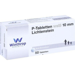 P TABLETTEN WEISS 10MM LICHTENSTEIN, 50 ST – PZN 4997438