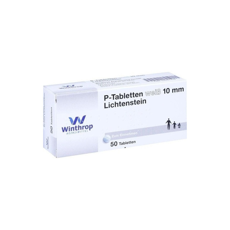 P TABLETTEN WEISS 10MM LICHTENSTEIN, 50 ST – PZN 4997438
