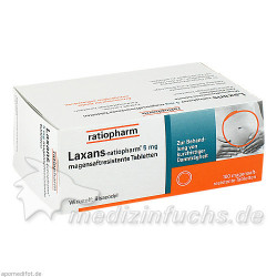 Laxans-ratiopharm 5mg magesaftresistente Tabletten, 100 ST – PZN 2570919