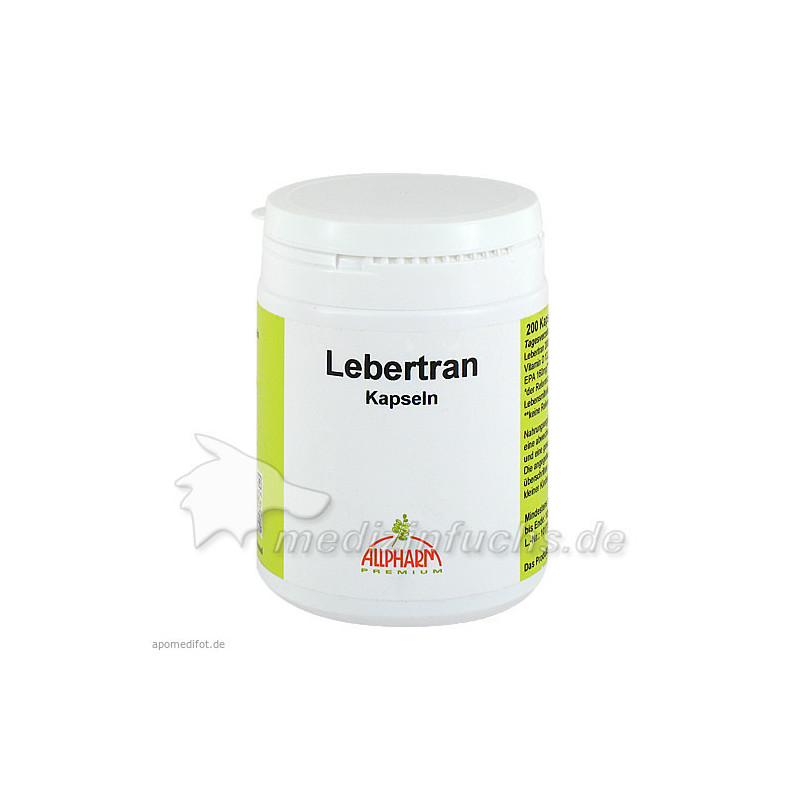 Lebertran Kapseln (500mg), 200 ST – PZN 5856355