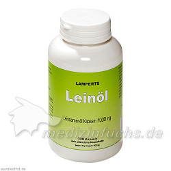 Leinöl 1000mg Lamperts, 100 ST – PZN 9633876