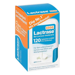 Lactrase 6.000 Fcc Tbl.im Klickspender Doppelpack (2X120 stk) – PZN 10950145