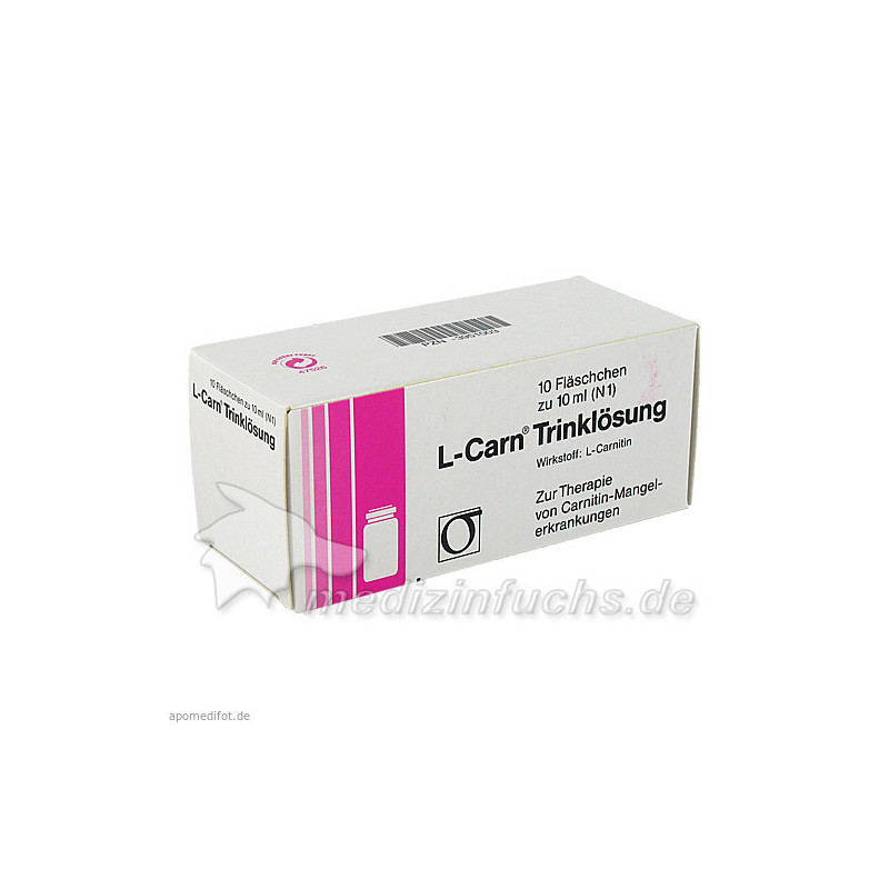 L-Carn Trinklösung, 10X10 ML – PZN 3951003