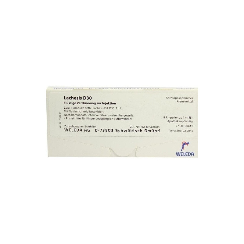 LACHESIS D30, 8X1 ML – PZN 1623648