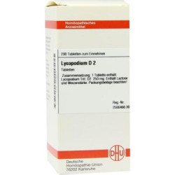 Lycopodium D 2 Tabletten (200 stk) – PZN 2926612