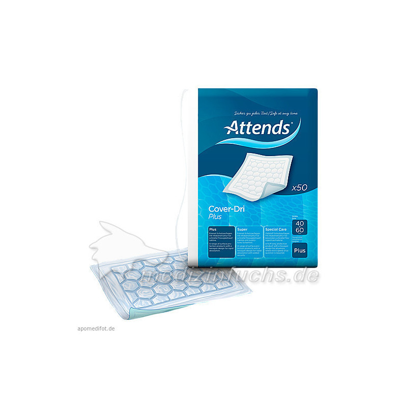 Attends Cover Dri Plus 40x60, 6X50 ST – PZN 1882901