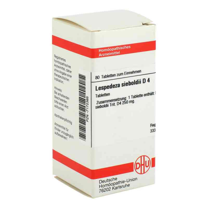 Lespedeza Sieboldii D 4 Tabletten (80 stk) – PZN 7172365