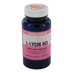 L-lysin 500 mg Kapseln (100 stk) – PZN 1290595