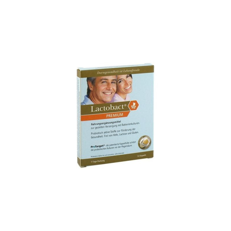 Lactobact Premium 7 Tage Packung magensaftresistent Kapsel (n)  (14 stk) – PZN 9504742