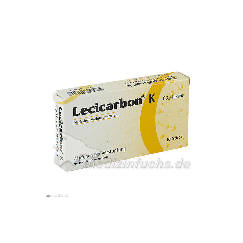 LECICARBON K CO2 Laxans, 10 ST – PZN 4018965