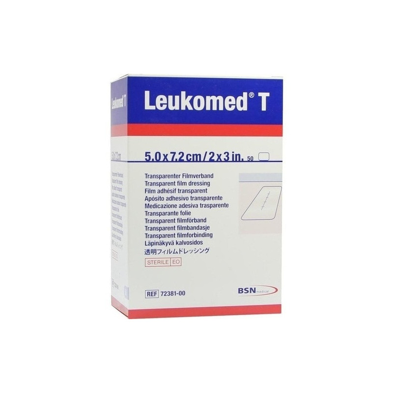 LEUKOMED TRANSP. STERILE PFLASTER 7.2x5 cm, 50 ST – PZN 1050951