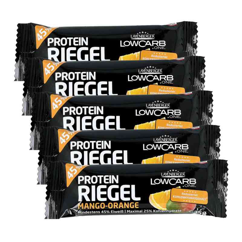 Layenberger Lowcarb.one Protein-riegel Mango-oran. (5x35 g) – PZN 8100457