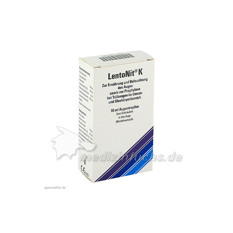 Lento Nit K Augentropfen, 10 ML – PZN 4407187