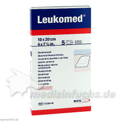 LEUKOMED STERILE PFLASTER 10x20 cm, 5 ST – PZN 1050744