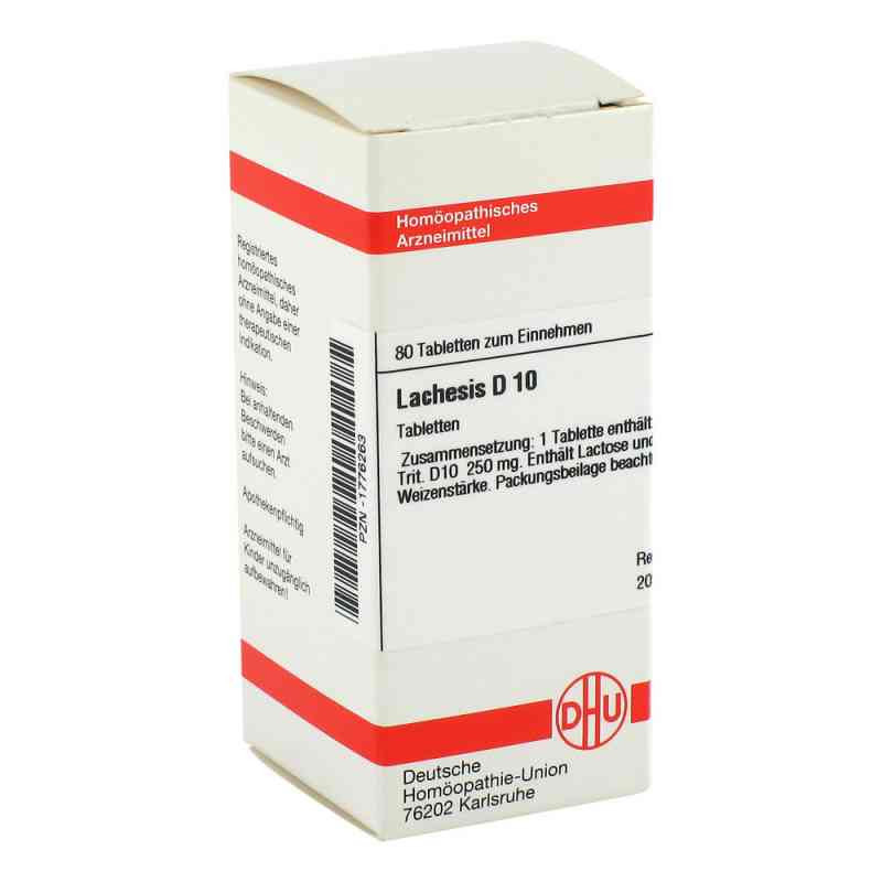 Lachesis D 10 Tabletten (80 stk) – PZN 1776263