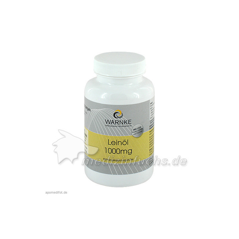 Leinöl 1000mg, 100 ST – PZN 9373412