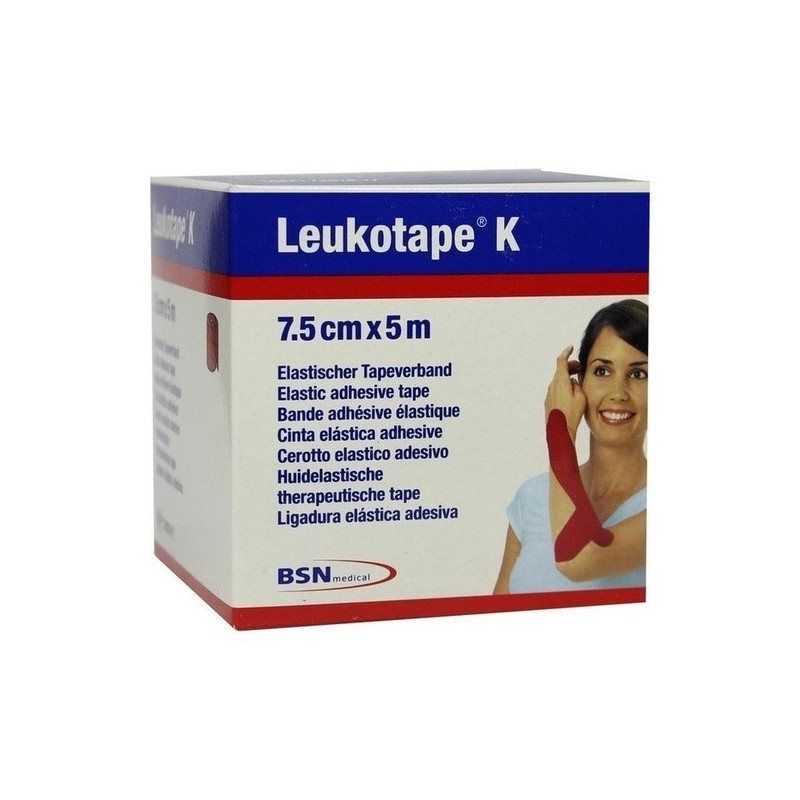 Leukotape K 7.5cm rot, 1 ST – PZN 1907400